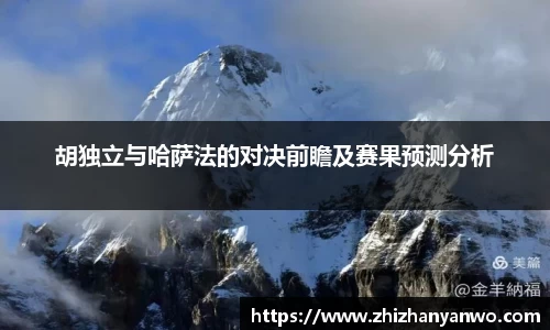 胡独立与哈萨法的对决前瞻及赛果预测分析